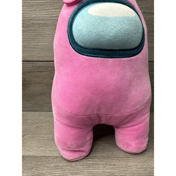 Toikido Among Us Pink with Flower Stuffed Plush 12" - Picture 5 of 10